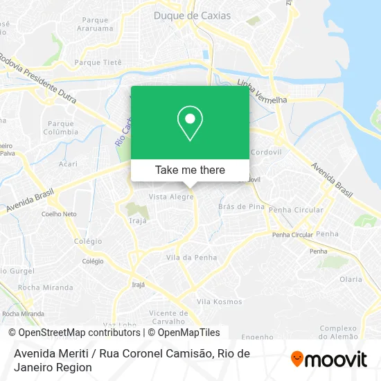 Avenida Meriti / Rua Coronel Camisão map