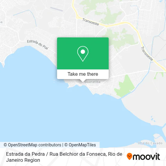 Estrada da Pedra / Rua Belchior da Fonseca map