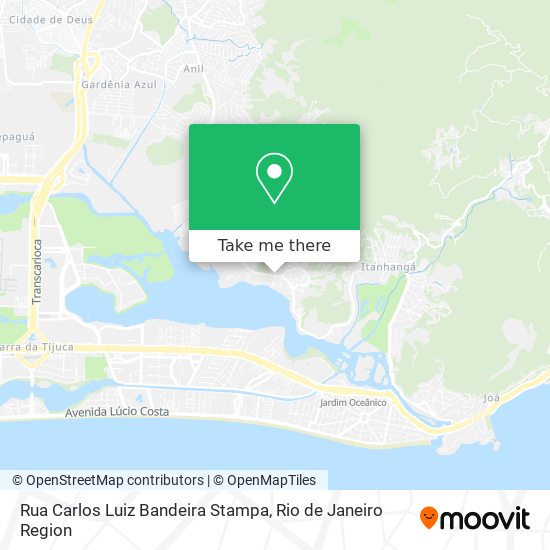 Mapa Rua Carlos Luiz Bandeira Stampa