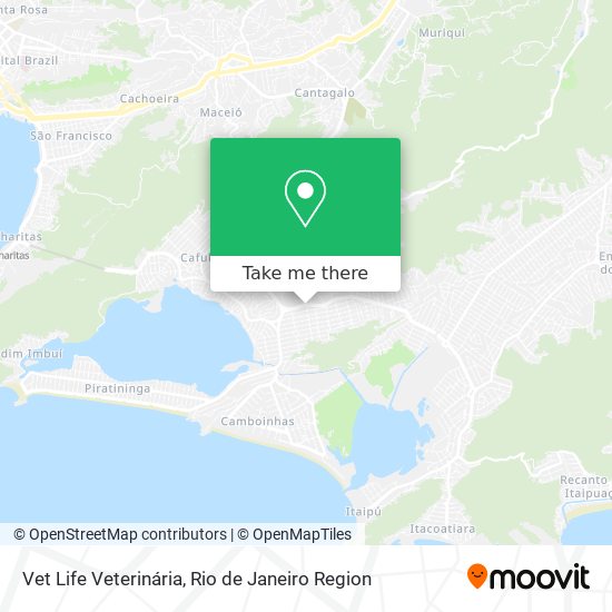 Vet Life Veterinária map