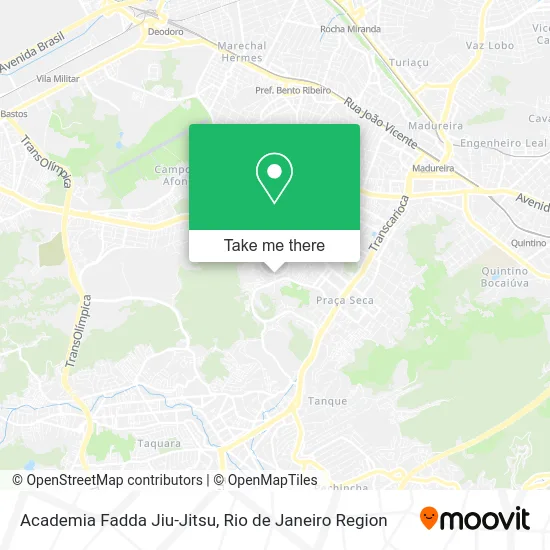 Academia Fadda Jiu-Jitsu map