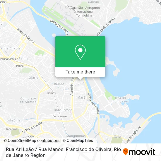 Rua Ari Leão / Rua Manoel Francisco de Oliveira map