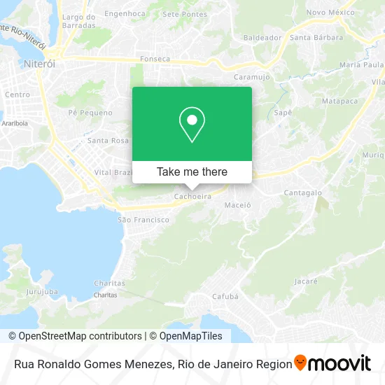 Rua Ronaldo Gomes Menezes map