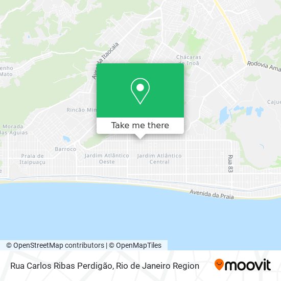 Mapa Rua Carlos Ribas Perdigão