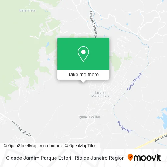 Cidade Jardim Parque Estoril map