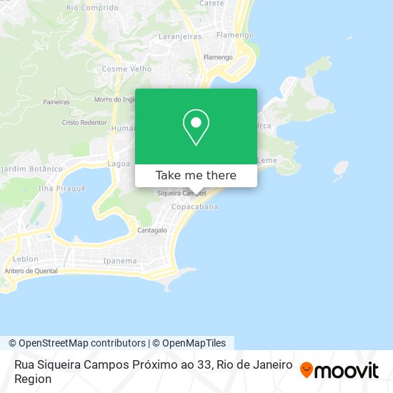 Rua Siqueira Campos Próximo ao 33 map