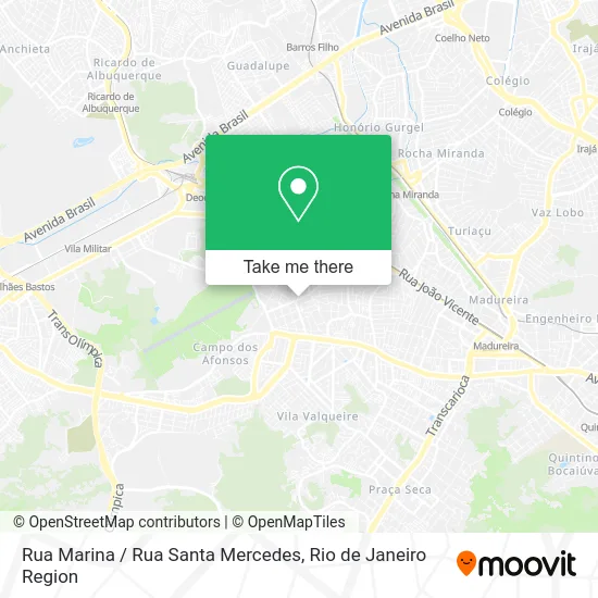 Rua Marina / Rua Santa Mercedes map