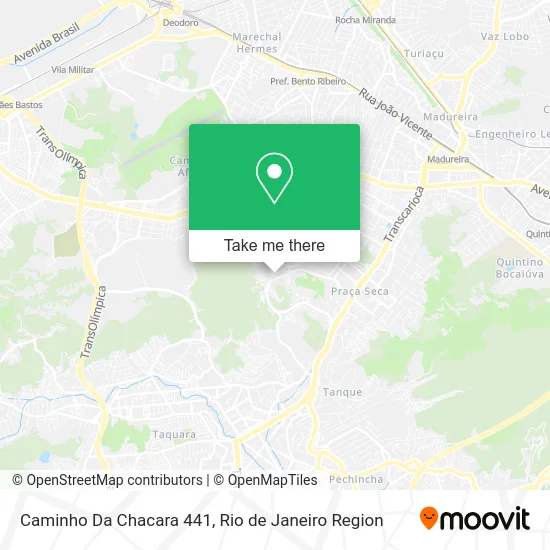 Caminho Da Chacara 441 map