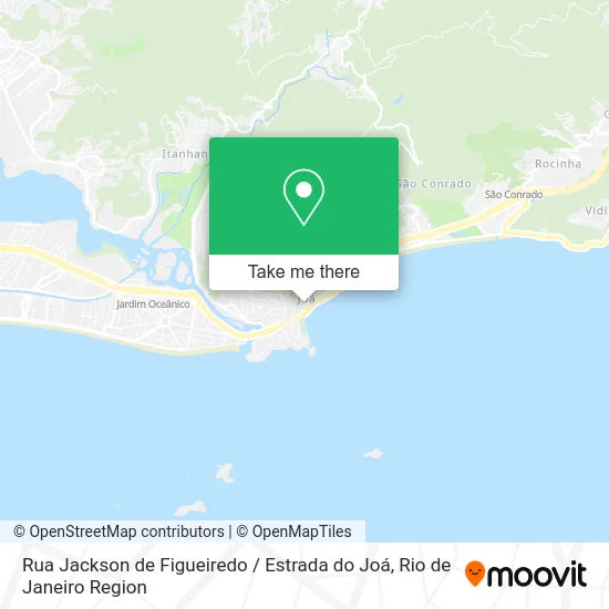 Rua Jackson de Figueiredo / Estrada do Joá map