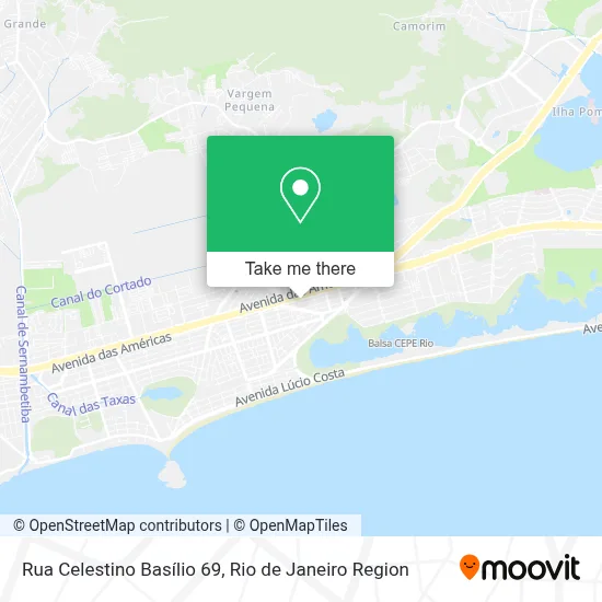 Rua Celestino Basílio 69 map