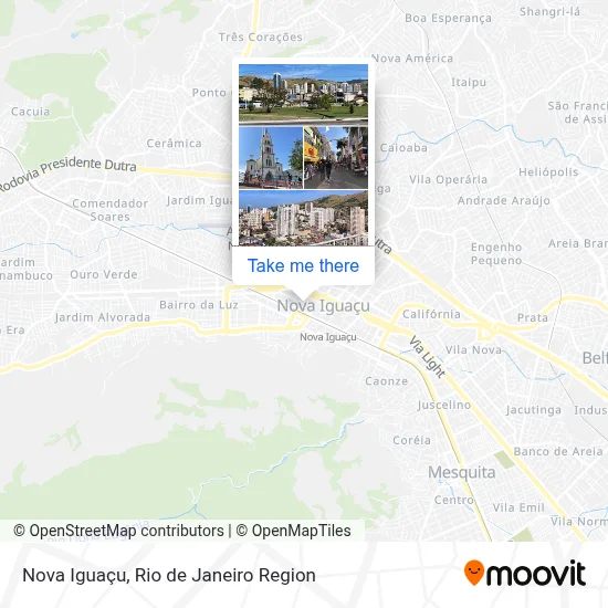 Nova Iguaçu map