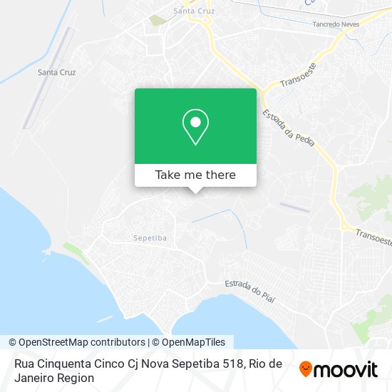 Rua Cinquenta Cinco Cj Nova Sepetiba 518 map