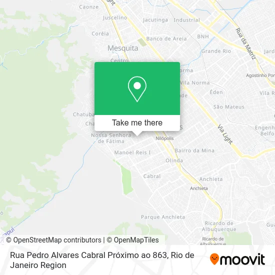 Rua Pedro Alvares Cabral Próximo ao 863 map