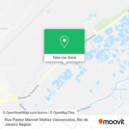 Rua Pastor Manoel Matias Vasconcelos map