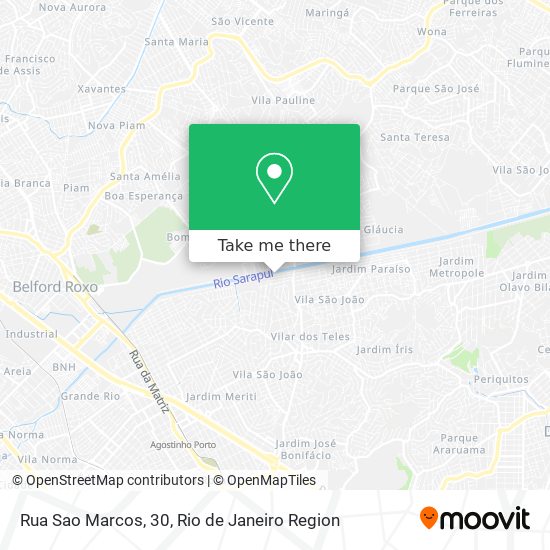 Mapa Rua Sao Marcos, 30