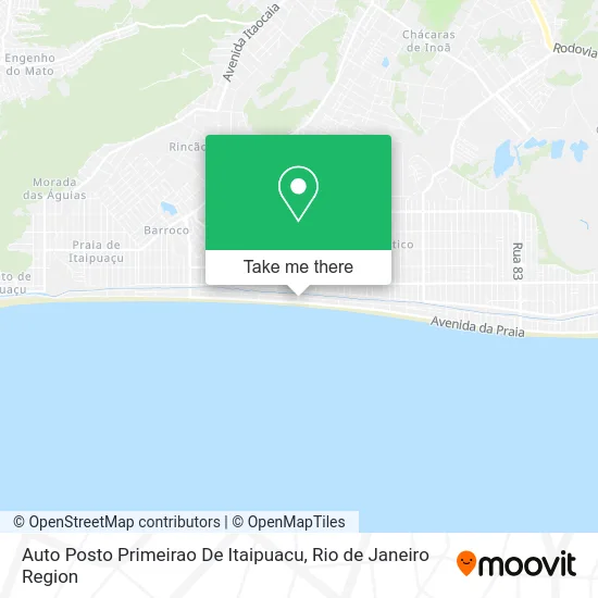 Auto Posto Primeirao De Itaipuacu map