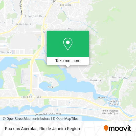Rua das Acerolas map