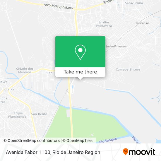Mapa Avenida Fabor 1100