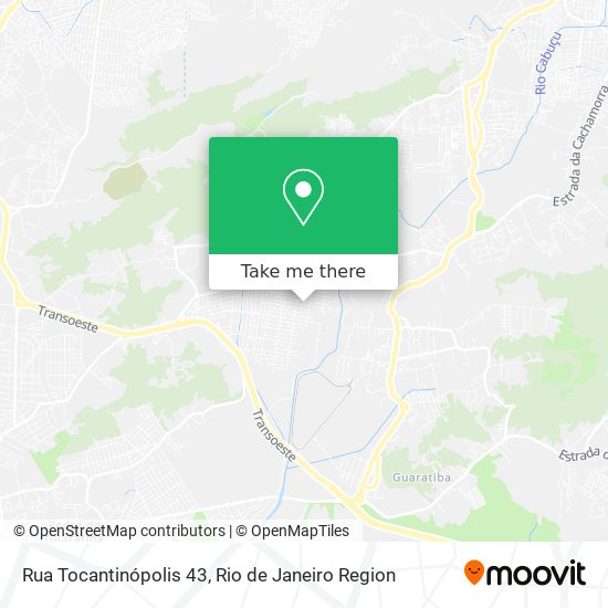 Rua Tocantinópolis 43 map
