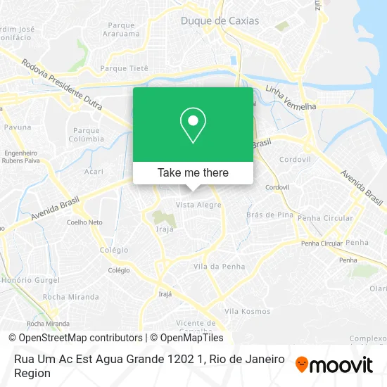 Rua Um Ac Est Agua Grande 1202 1 map