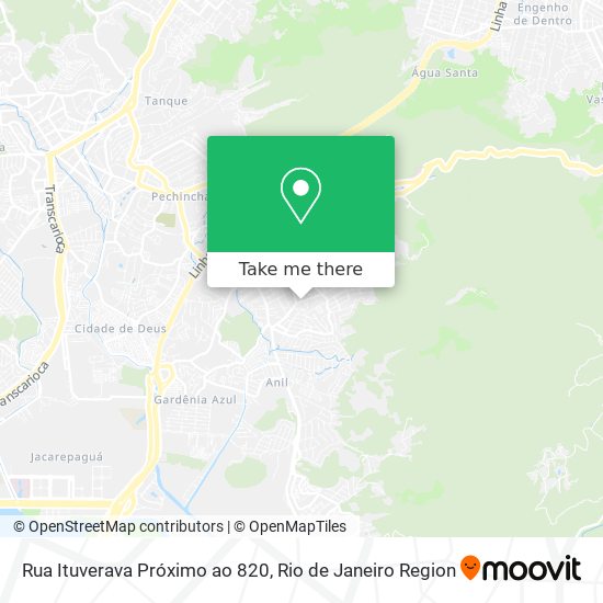 Rua Ituverava Próximo ao 820 map