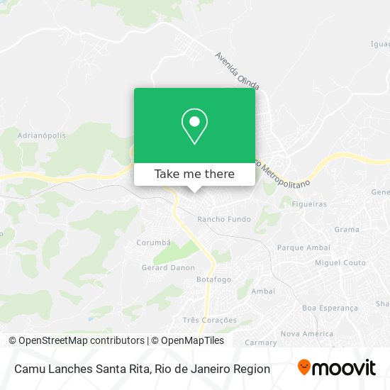 Camu Lanches Santa Rita map
