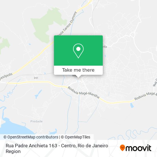 Rua Padre Anchieta 163 - Centro map