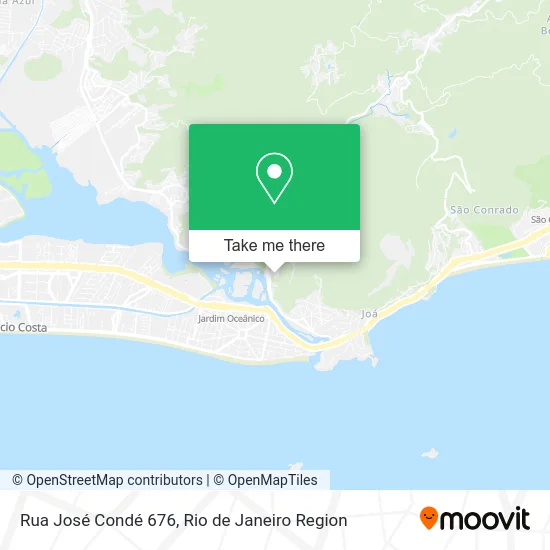 Rua José Condé 676 map