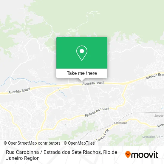 Rua Carobinha / Estrada dos Sete Riachos map