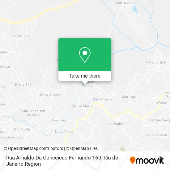 Rua Arnaldo Da Conceicao Fernando 160 map