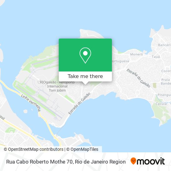 Mapa Rua Cabo Roberto Mothe 70