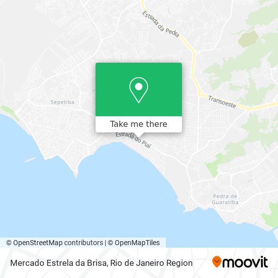 Mercado Estrela da Brisa map