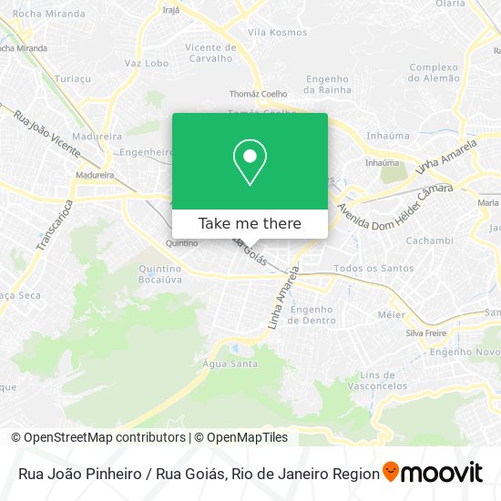 Rua João Pinheiro / Rua Goiás map