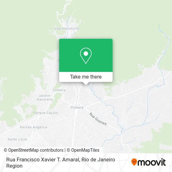 Rua Francisco Xavier T. Amaral map