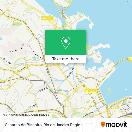 Casarao do Biscoito map