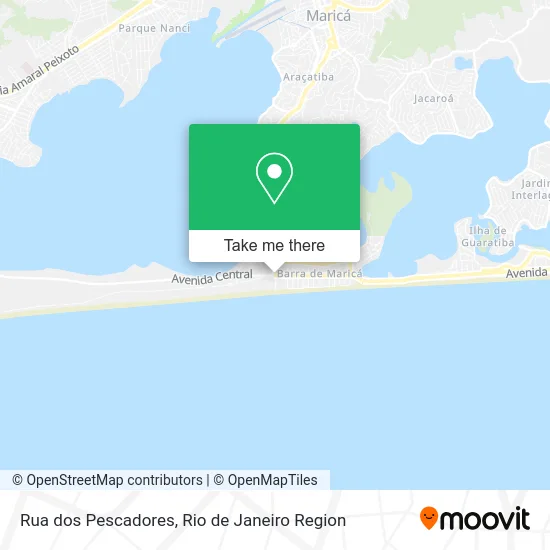 Rua dos Pescadores map