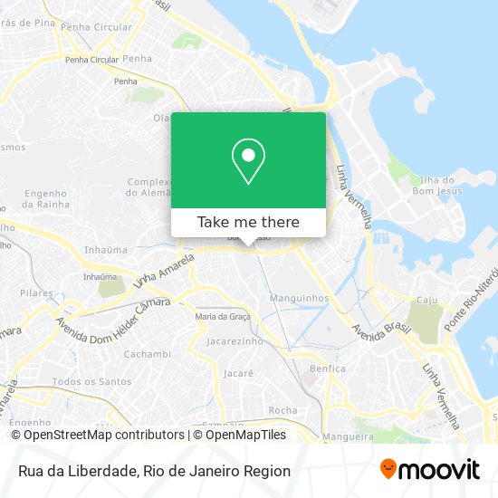 Rua da Liberdade map