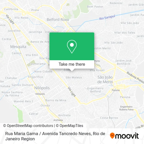 Rua Maria Gama / Avenida Tancredo Neves map