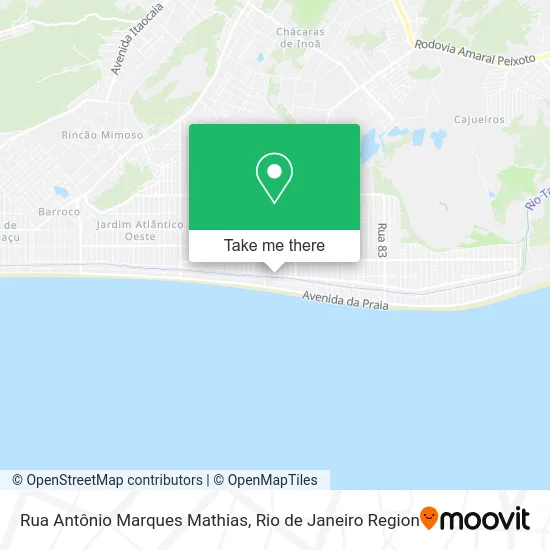 Rua Antônio Marques Mathias map