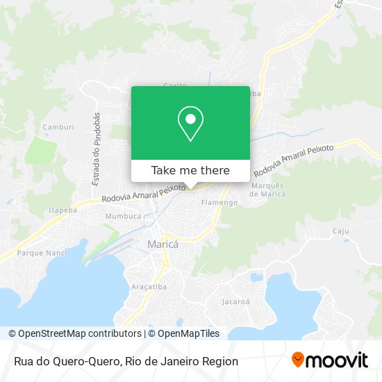 Rua do Quero-Quero map