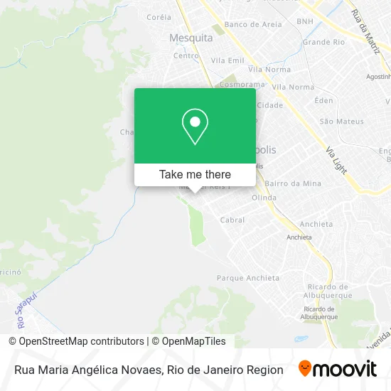 Rua Maria Angélica Novaes map
