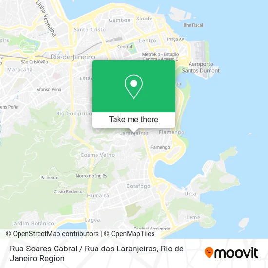 Rua Soares Cabral / Rua das Laranjeiras map