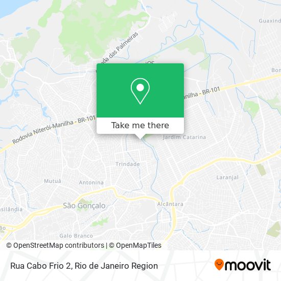 Rua Cabo Frio 2 map