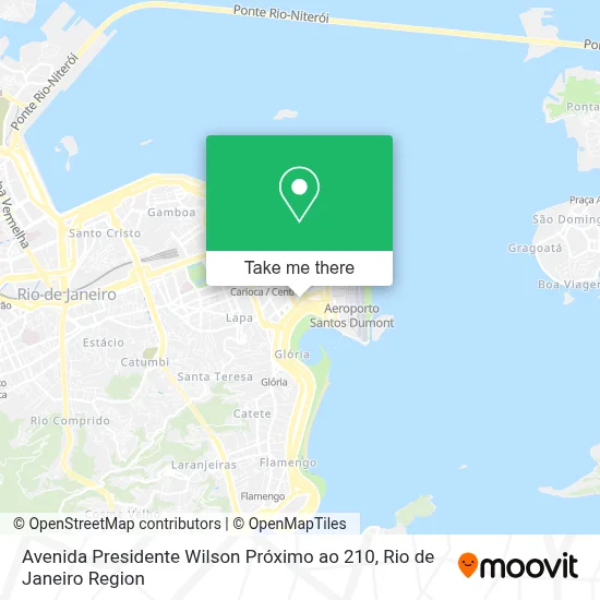 Avenida Presidente Wilson Próximo ao 210 map