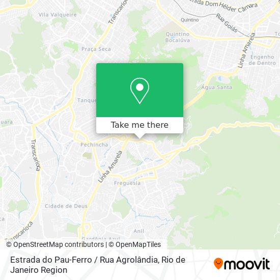 Estrada do Pau-Ferro / Rua Agrolândia map