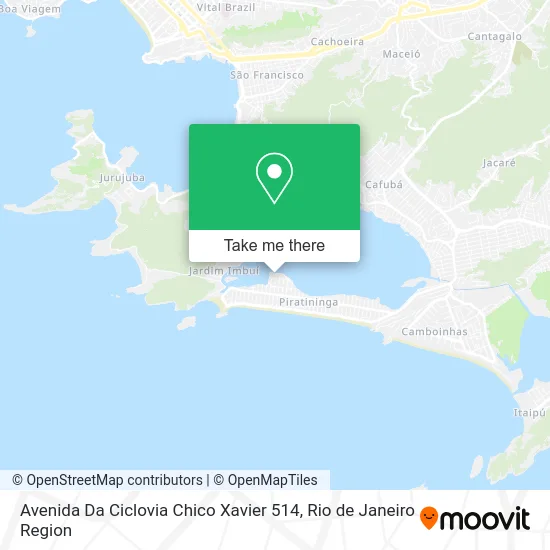 Avenida Da Ciclovia Chico Xavier 514 map