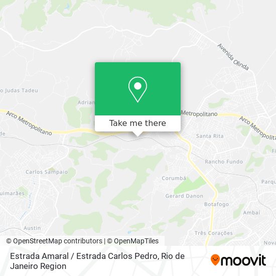 Estrada Amaral / Estrada Carlos Pedro map