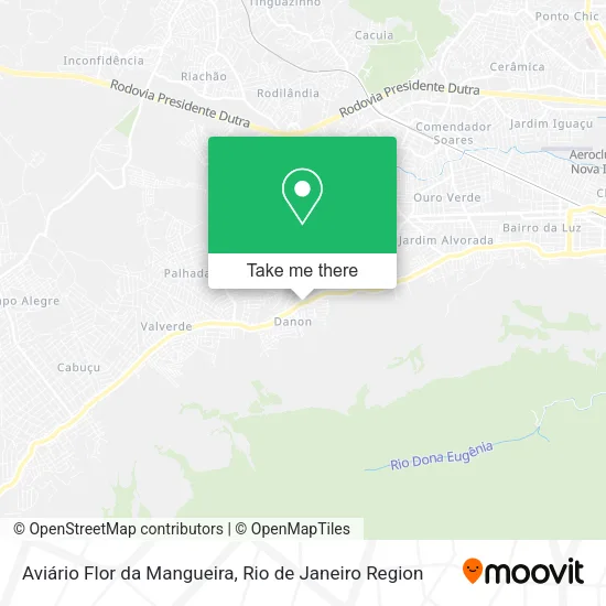 Aviário Flor da Mangueira map