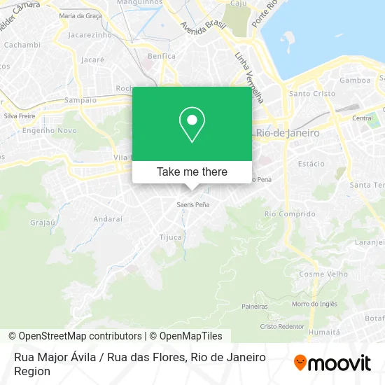 Rua Major Ávila / Rua das Flores map