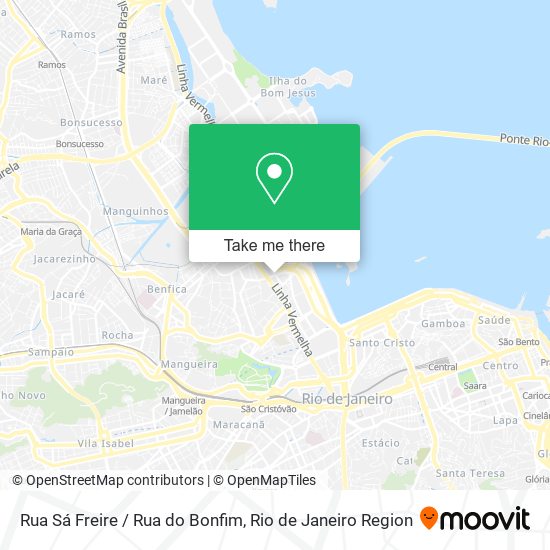 Rua Sá Freire / Rua do Bonfim map